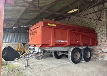 Przyczepa tandem rolnicza 12 ton ładowności  osie brimont