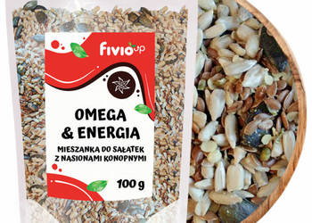 fivio Mieszanka do sałatek z nasionami konopnymi Omega&Energia 100g