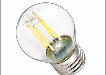 Żarówka LED LEDLUMEN E27 4W Filament 470lm ciepła Promocja!