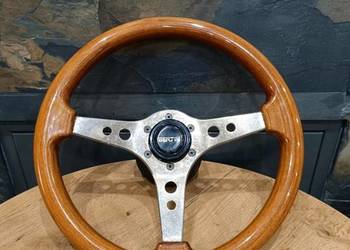 Kierownica drewniana Mercedes w126 r107 190e w201 c126 AMG