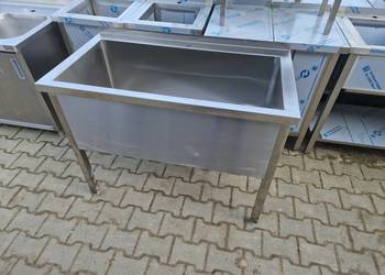 SOLIDNY ZLEW BASEN 1 KOMOROWY 110/60/85 40CM KOMORA