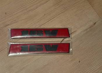 Emblemat, znaczek 16v  vw sirocco mk2