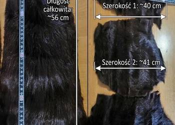 Skóry z nutrii, wyprawione, barwione