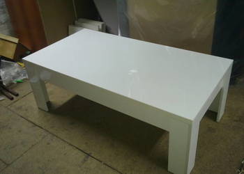 Nowa ława 135x70x47 (biały połysk)