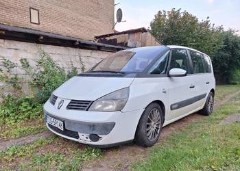 Renault Espace 1.9 cDi, alufelgi, hak, do poprawek