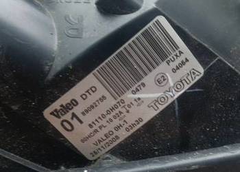 89092755 reflektor prawy przod toyota aygo I