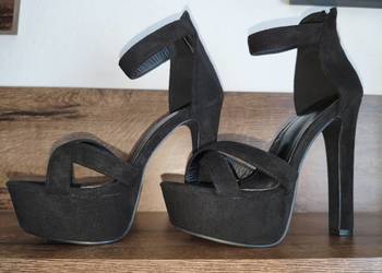 NOWE eleganckie sandały na wysokim obcasie