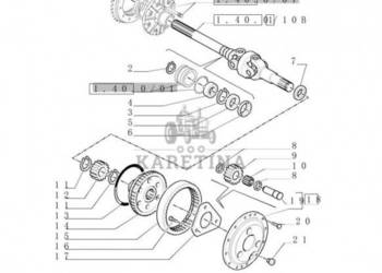 New Holland T6010 T6090 T6070 Wałek przegubowy 12t/14t, 944,5mm l 84194820
