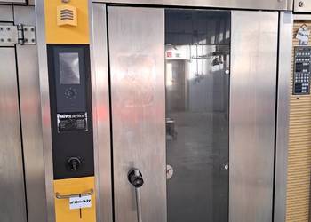 Piec piekarniczy wózkowy, obrotowy Miwe ROLL IN e+