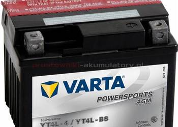 AKUMULATOR YT4L-BS VARTA AGM YTX4L 12V 3Ah 40A