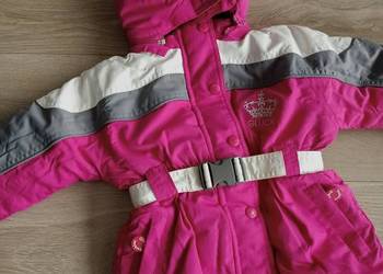 Kombinezon zimowy dziewczęcy fuksjowy Gluck fashion 80