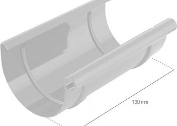 Bryza PVC Złączka rynny 75 mm zielony