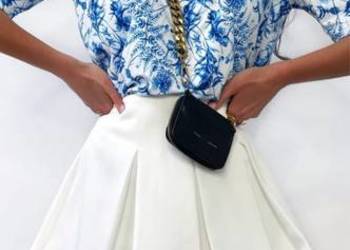 Nowe spódnico-spodenki La Milla XS – eleganckie białe, plisowane