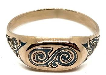 Złoty Sygnet Próby 583 2,09g Rozmiar 17 Różowe Złoto