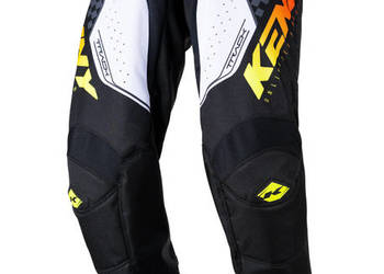 KENNY TRACK 2023 SPODNIE CROSS CZARNO BIAŁE 30/32/34/36/38