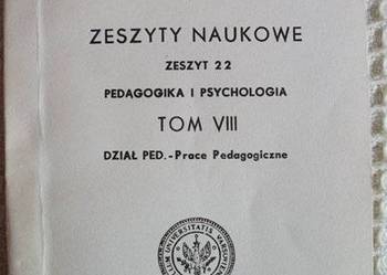 Zeszyty naukowe zeszyt 22 Pedagogika i Psychologia tom VIII Zeszyty naukowe zeszyt 22 Pedagogika i Psychologia tom VIII