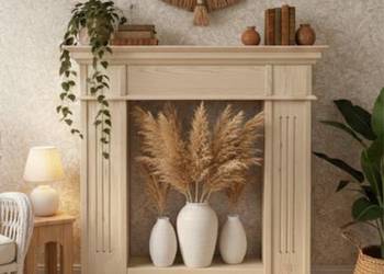 Kominek drewniany atrapa kominka obudowa konsola 09C/100S