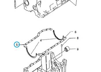 Uszczelka miski olejowej / LS R 41 / LS U 43 / LS U 50 / LS U 60 / EGQ145…