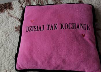 poduszka ozdobna z napisem dzisiaj tak nie kochanie