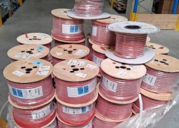 Przewód miedziany OFC 16mm2 1,5kV CZERWONY RD linka (szpula 50m)