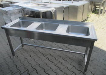 Zlew Gastronomiczny 3 Komorowy 180/60/85