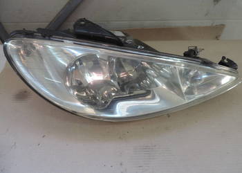 Reflektor Lampa Prawy Przód Peugeot 206