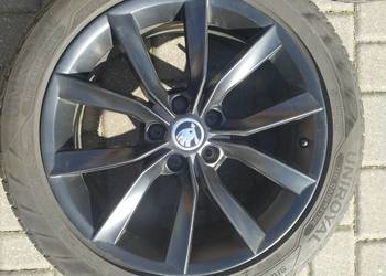 Oryginale felgi Skoda Modus 18 cali opony letnie Superb Octavia