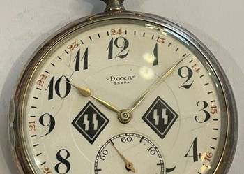 Zegarek kopertowy Doxa – srebrny, oficera SS