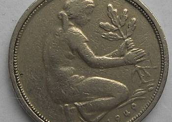 NIEMCY-50 PFENINNG-1949 r-J-COPPER-NIKIEL