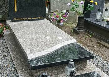 Nagrobek WROCŁAW granit impala / brąz królewski nr.929