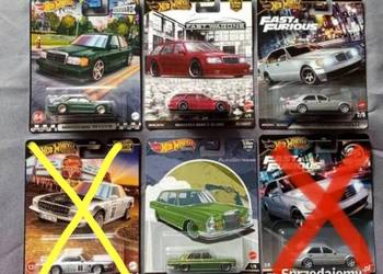 Hot Wheels 4x Premium Mercedes-Benz AMG ,500 SEL,300 Sel ,190 E ,stan BDB