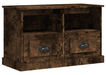 Szafka pod TV przydymiony dąb 80x35x50 cm WM-816285