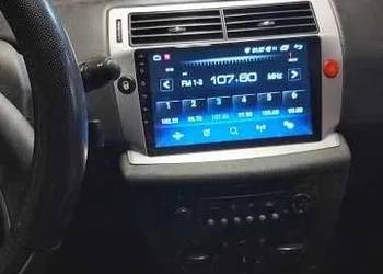Radio Android Citroen C4 2004:2009 gps wifi bluetooth srebrne/czarne