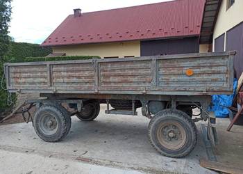 Przyczepa rolnicza Sanok Autosan D-45 z kiprem