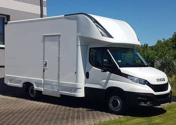 Iveco Daily KONTENER NISKOPODŁOGOWY 4,43x2,23x2,42 SKLEP BAR FOODTRUCK KAM…