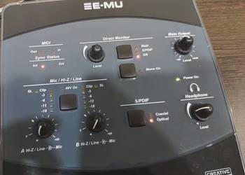 e-mu 0404 usb karta muzyczna komputer sound creative