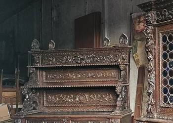 Pałacowy kredens - pomocnik neorenesansowy XIXw Włochy, Antyk