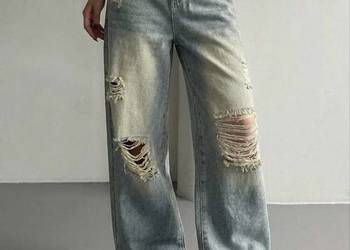 Spodnie sprany denim
