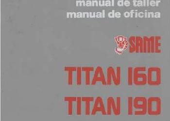 SAME TITAN 160 190 Workshop Manual Instrukcja serwisowa naprawcza PL