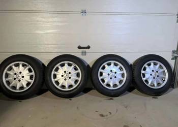 Alufelgi 15 cali z oponami, 4szt, oryginalne Mercedes W210 W124 E C SLK CLK