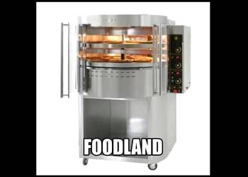 Gazowy piec do pizzy podwójny obrotowy (107)