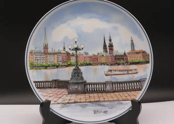 Unikatowy Talerz Kolekcjonerski Villeroy & Boch (Heinrich) – Hamburg 1989