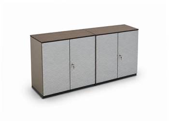 Premium Szafy 2X Gabinetowe Bene AL Szary orzech