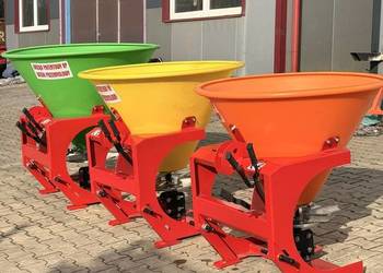Rozsiewacz lejek 300L DEMAROL 3 dźwignie wzmocniona rama dowóz