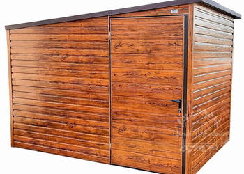 SCHOWEK - DOMEK OGRODOWY 3m x 2,5m spad w lewo  drzwi ID151