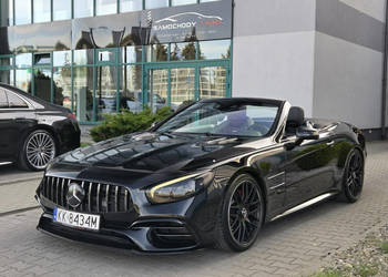 Mercedes SL 63 AMG Bezwypadkowy. Fotochromatyczny dach. ABC. Airscarf. R23…