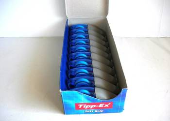 Korektory w taśmie nowy Tipp-Ex Soft grip firmy Bic op10