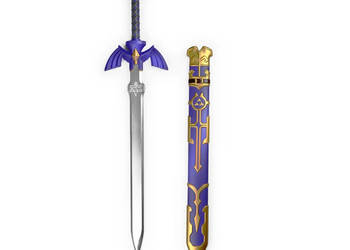 Miecz Link Srebrny | 80 cm | Pianka | Mistrzowski miecz Zelda