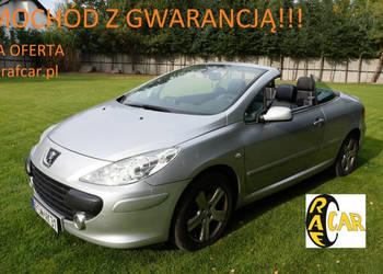 Peugeot 307 CC zarejestrowany, ubezpieczony. Gwarancja. Polecam !!!