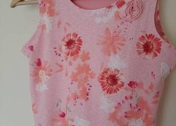 Bluzeczka bez rękawów dla dziewczynki